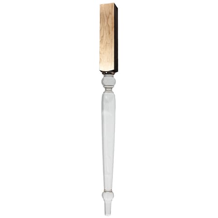 Osborne Wood Products 34 1/2 x 2 1/2 Caledonia Acrylic Island Leg in Soft Maple 342756M